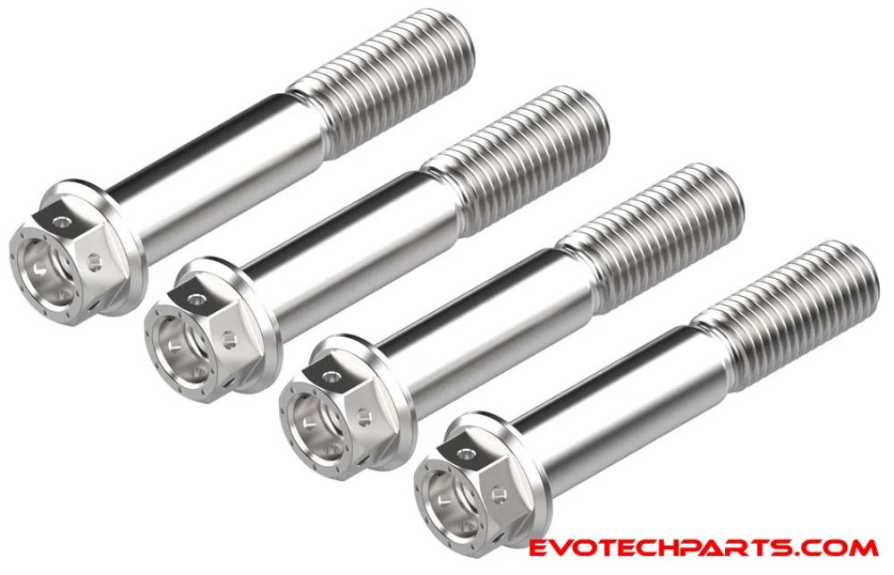 Brake calliper bolt set Race M10 x 55 mm stainless steel from Evotech Performance